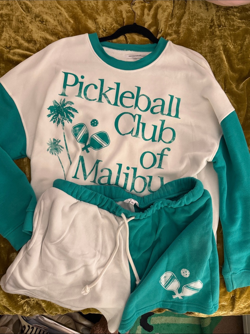 Grayson Threads Set - Teal and White